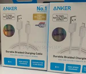 Anker 322 USB-A to USB-C Cable (6ft Braided)