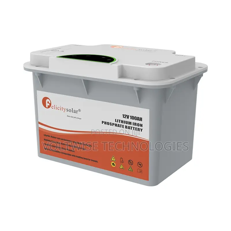 Felicity Solar FLA12100 12V 100Ah LiFePO4 Battery