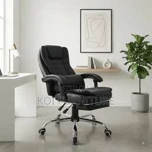 Office Chairs; Butterfly Executive Leather Office Chair With Footrest