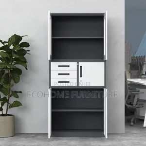 Modern Office Storage Cabinet With Drawers Shelving