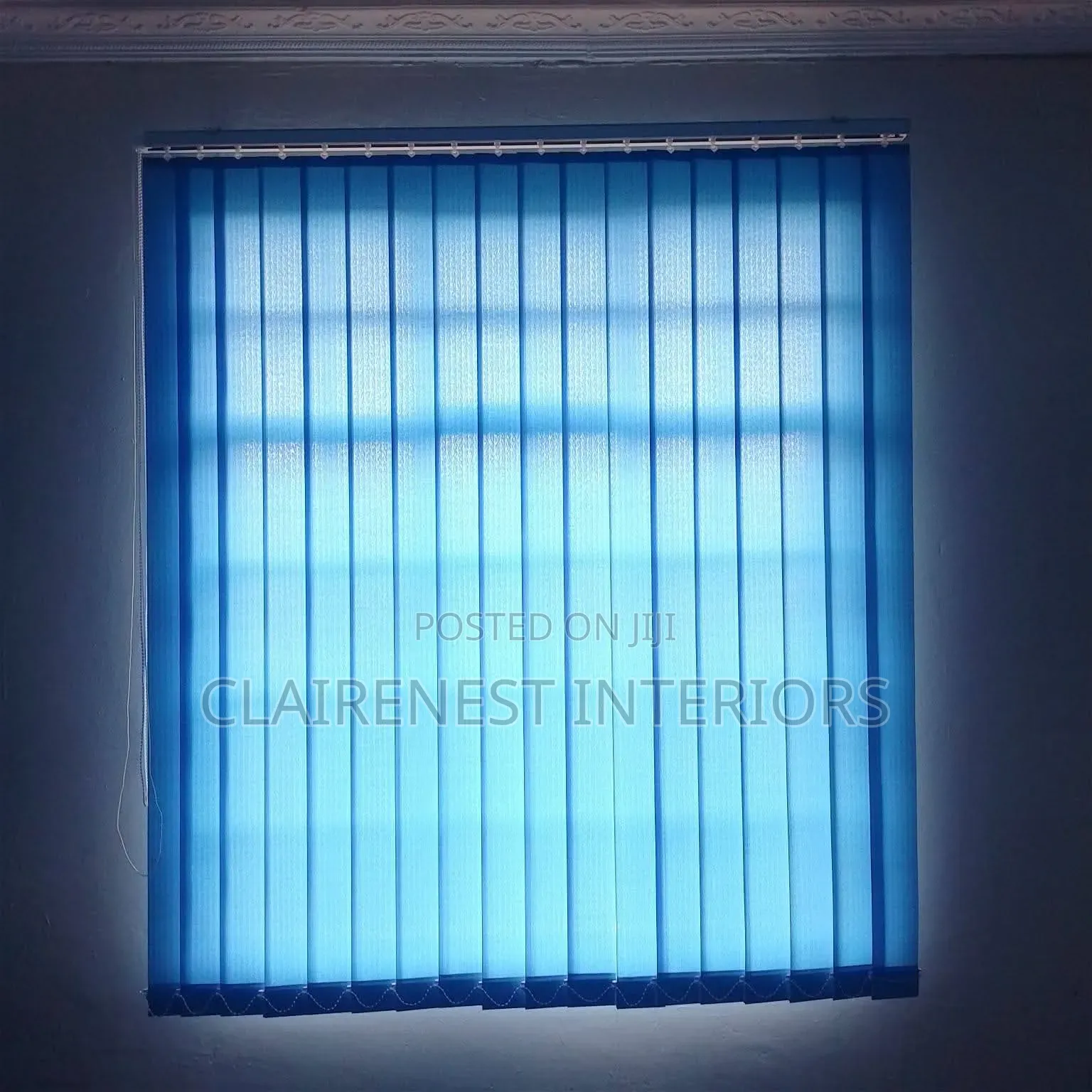 Elevate Your Interior Without Overdoing It With Blue Vertical Blinds