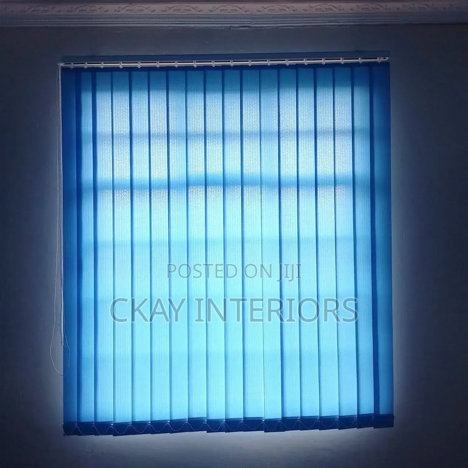 Elevate Your Interior Without Overdoing It With Blue Vertical Blinds