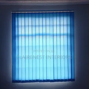 Elevate Your Interior Without Overdoing It With Blue Vertical Blinds
