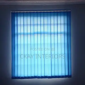 Elevate Your Interior Without Overdoing It With Blue Vertical Blinds