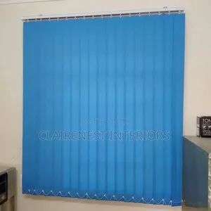 Elevate Your Interior Without Overdoing It With Blue Vertical Blinds