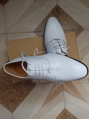 White Pure Leather Official Shoe for Men