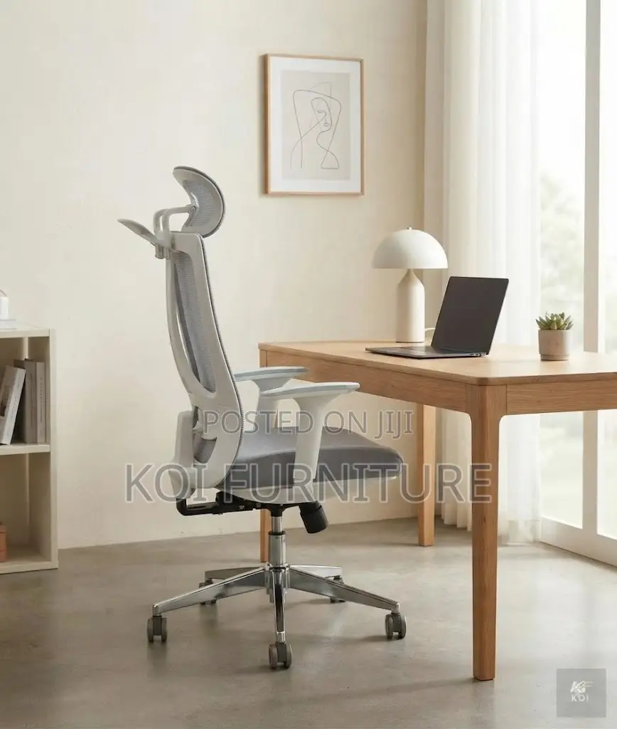 Office Chairs; Executive White Ergonomic Office Management Chairs