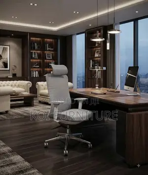 Office Chairs; Executive White Ergonomic Office Management Chairs