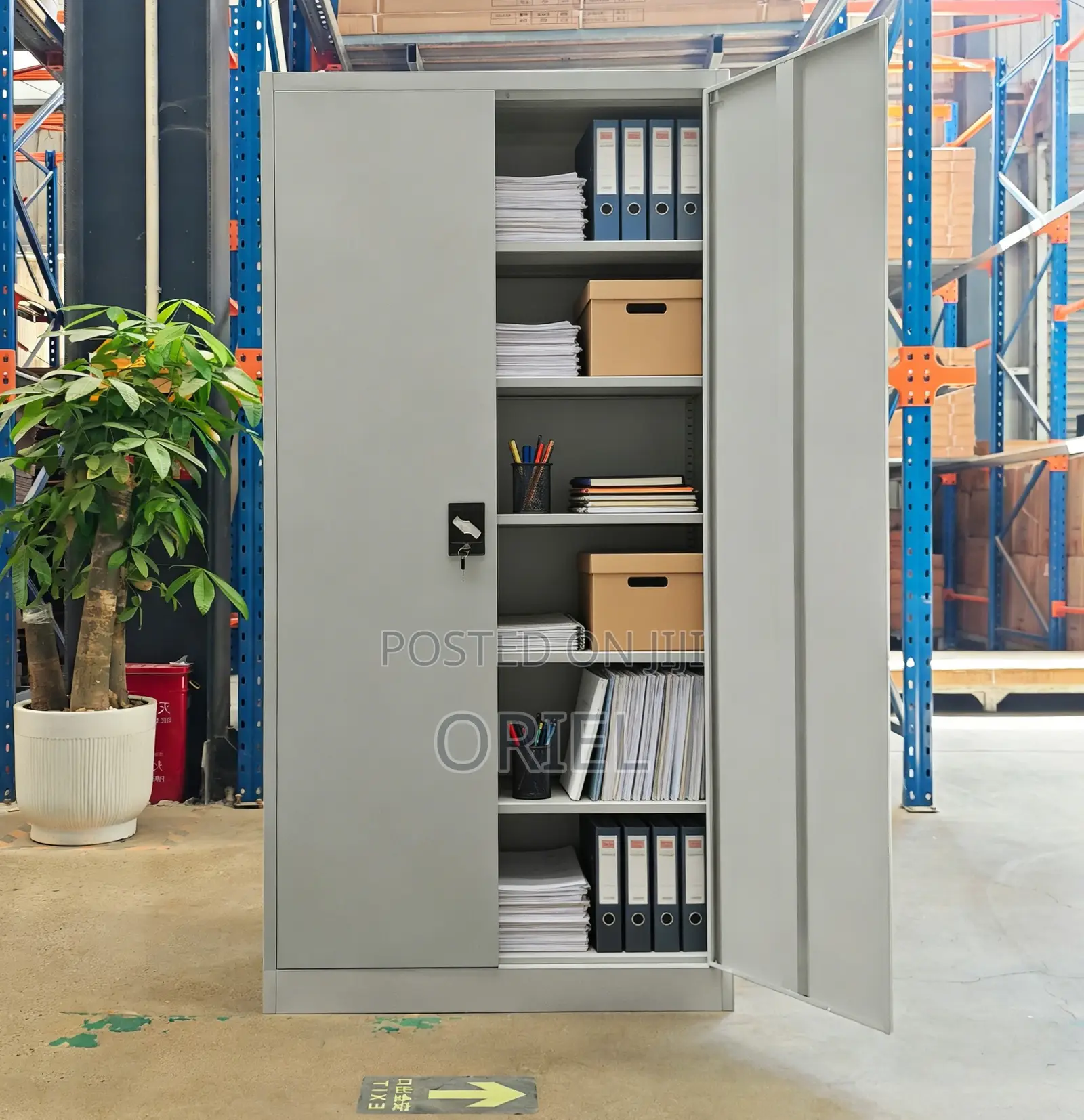 Office Cabinet : Office Metal Filing 2-Door Cabinet