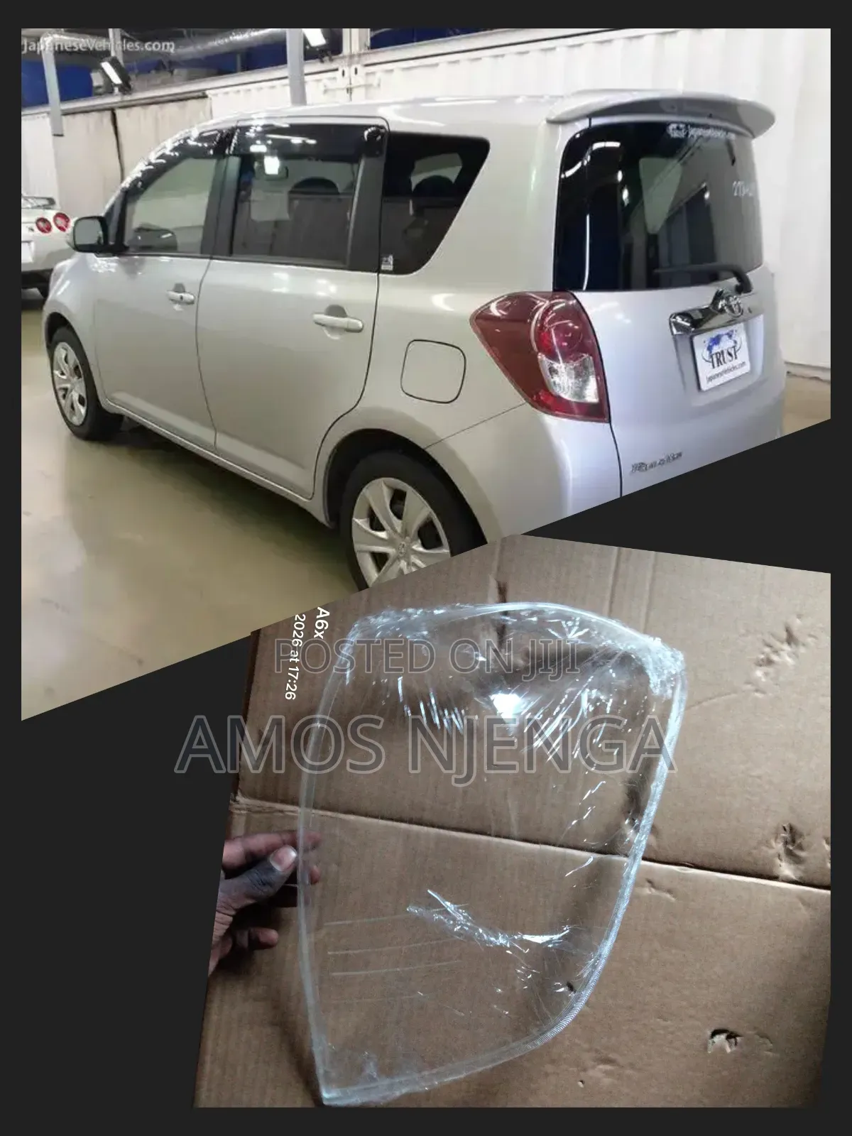 Toyota Ractis 2010 Tailight Lens