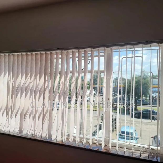 Simple Design, Impressive Results With Closed and Open Vertical Blinds - main view