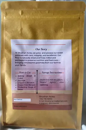 Shushan Acres Sweet Potato Flour