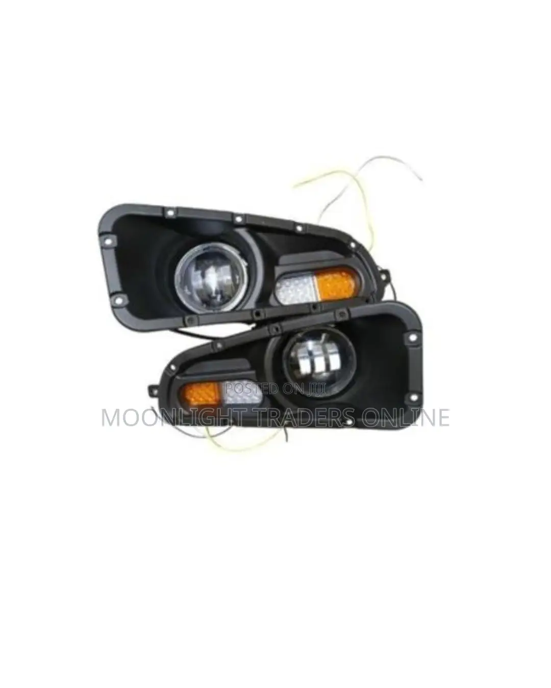 Bull Bar Fog Lights With Cover- Set