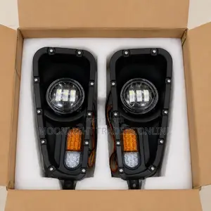 Bull Bar Fog Lights With Cover- Set
