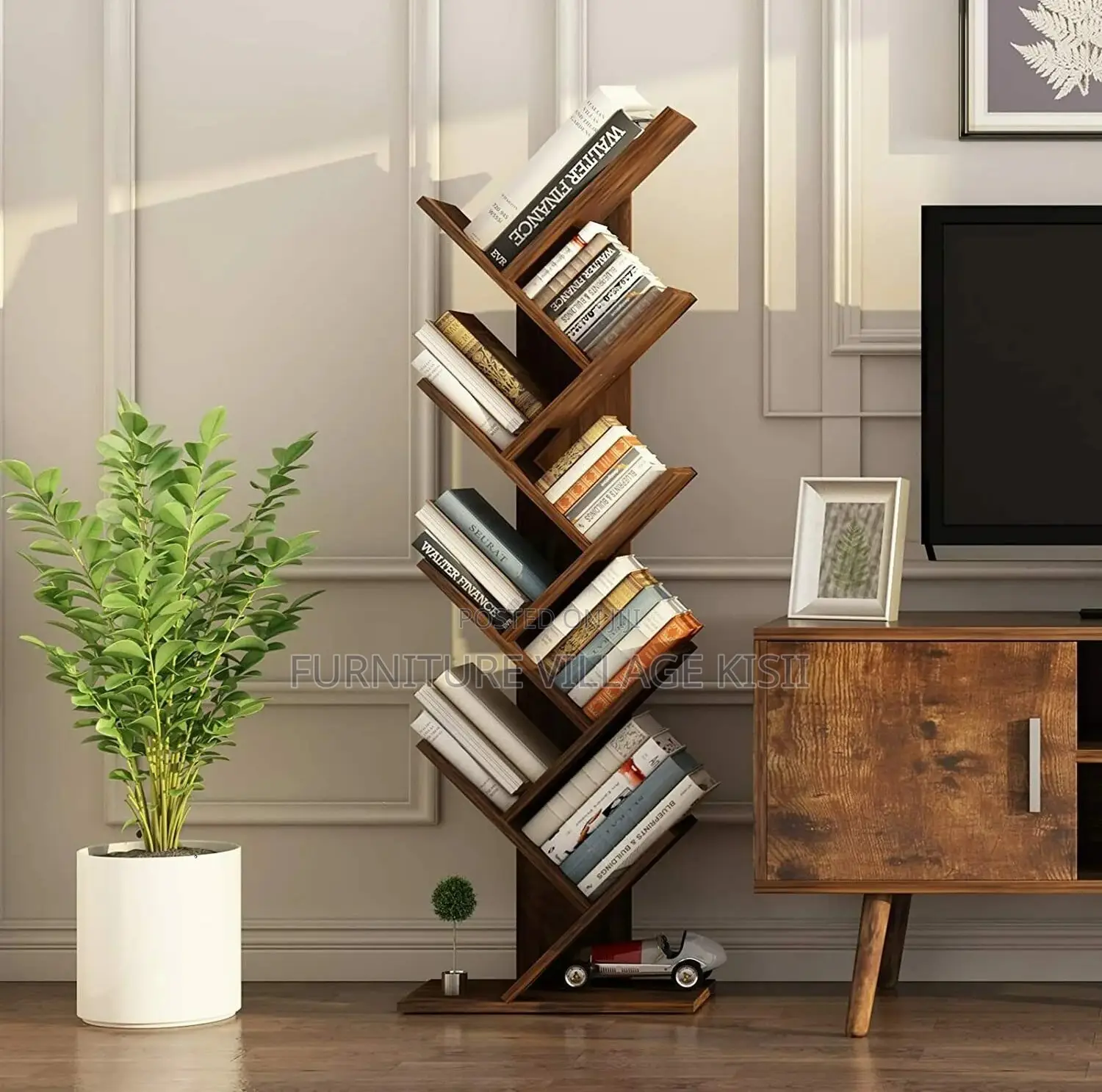 Bookcase: Office Tier Book Shelves