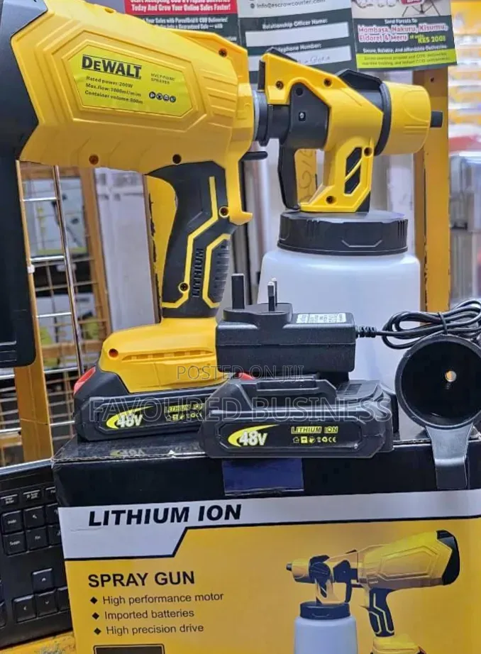 Original Dewalt Cordless Spray Gun/ Ideal Portable 48v Spray Gun New