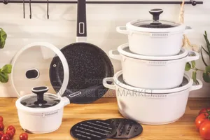 White 12pcs Nonstick Edenburg Cookware Set