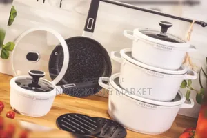 White 12pcs Nonstick Edenburg Cookware Set