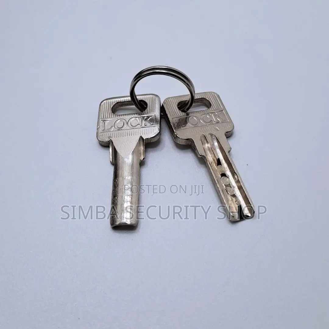 Anti-Theft Bike Cable Lock Bicycle Wire Chain With Keys Red Padlock