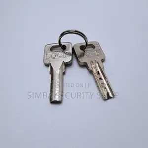 Anti-Theft Bike Cable Lock Bicycle Wire Chain With Keys Red Padlock