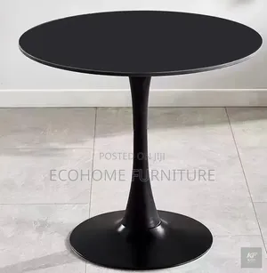 Modern Round Coffee Table With Pedestal Base