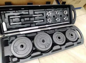 50KG Weight Set – Barbell Dumbbells