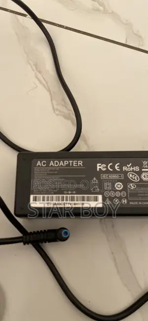 HP AC Adapter With Power Cable (Flower)