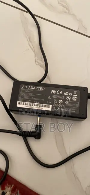 HP AC Adapter With Power Cable (Flower)