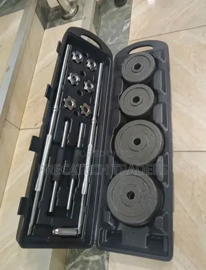 Adjustable 50KG Barbell Dumbbell Set