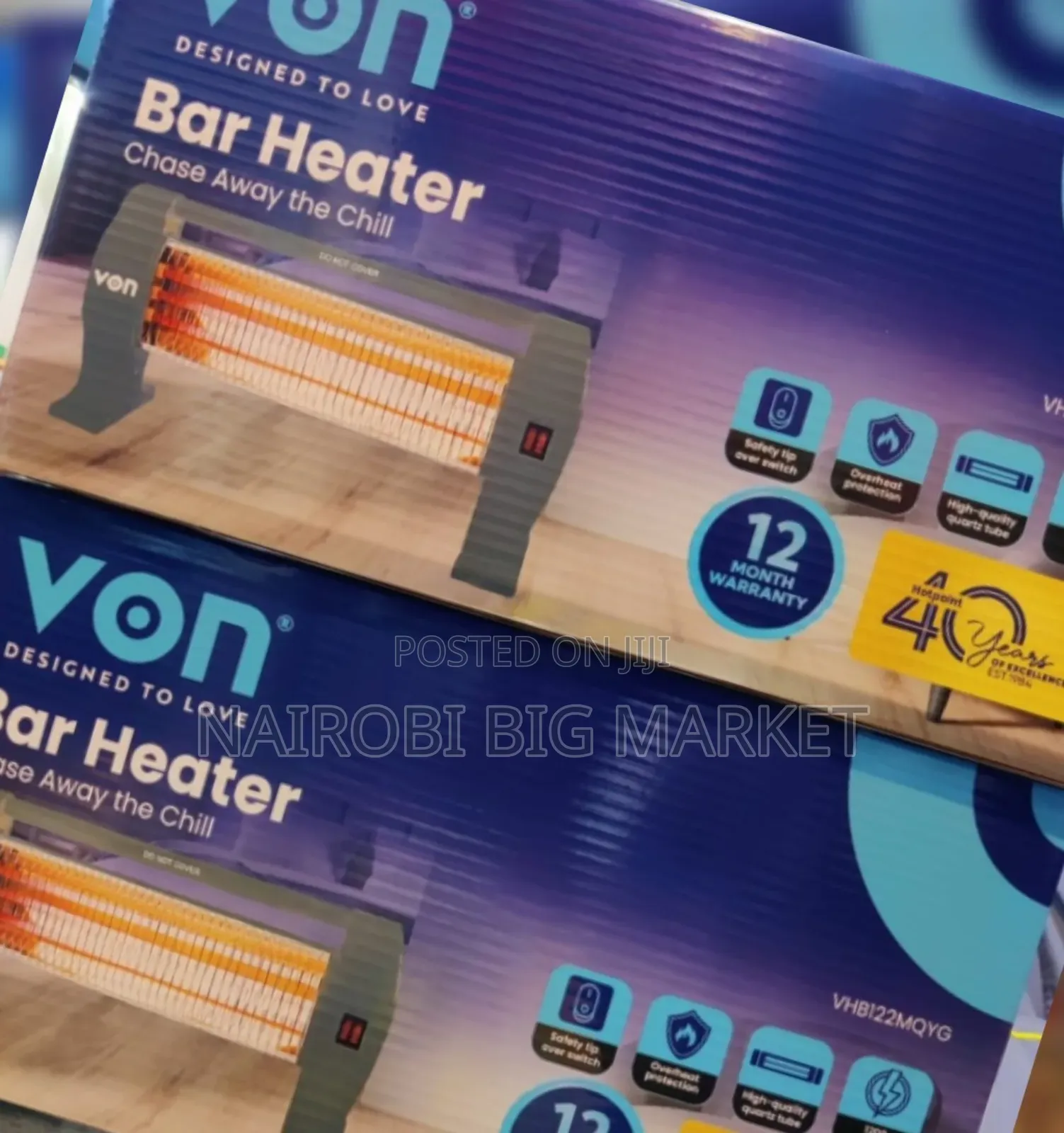 Von Quartz Bar Room Heater