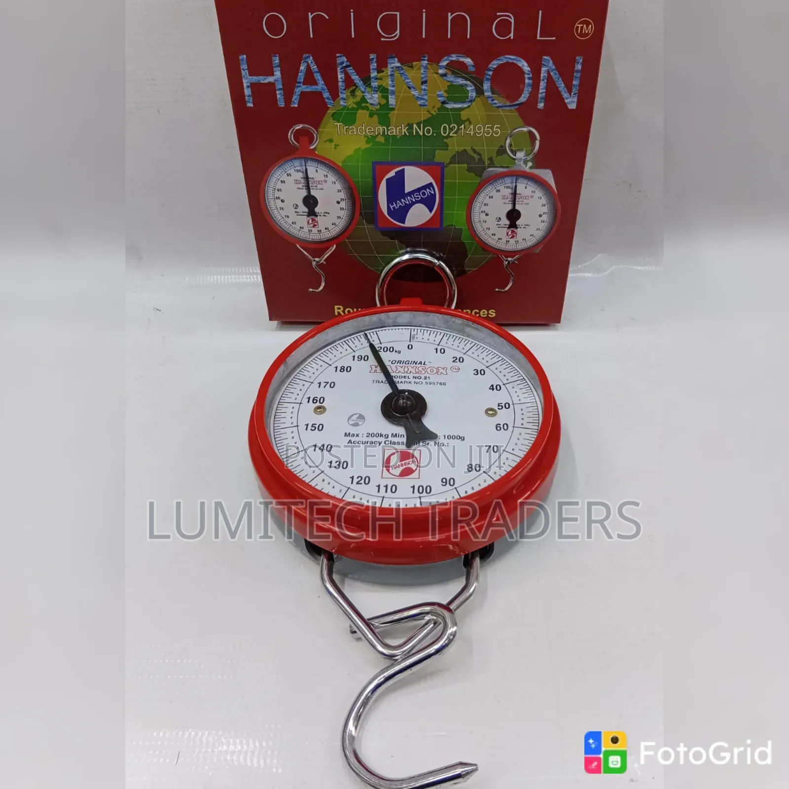 Original Hannson 200kg Weighing Scale