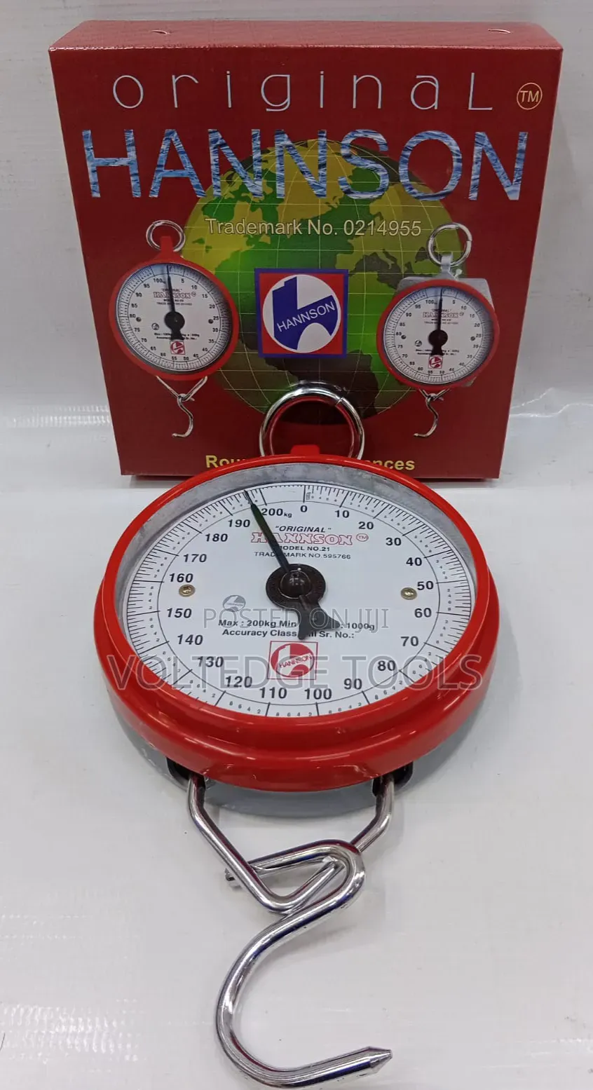 Original Hannson Round Spring Balance 100kg