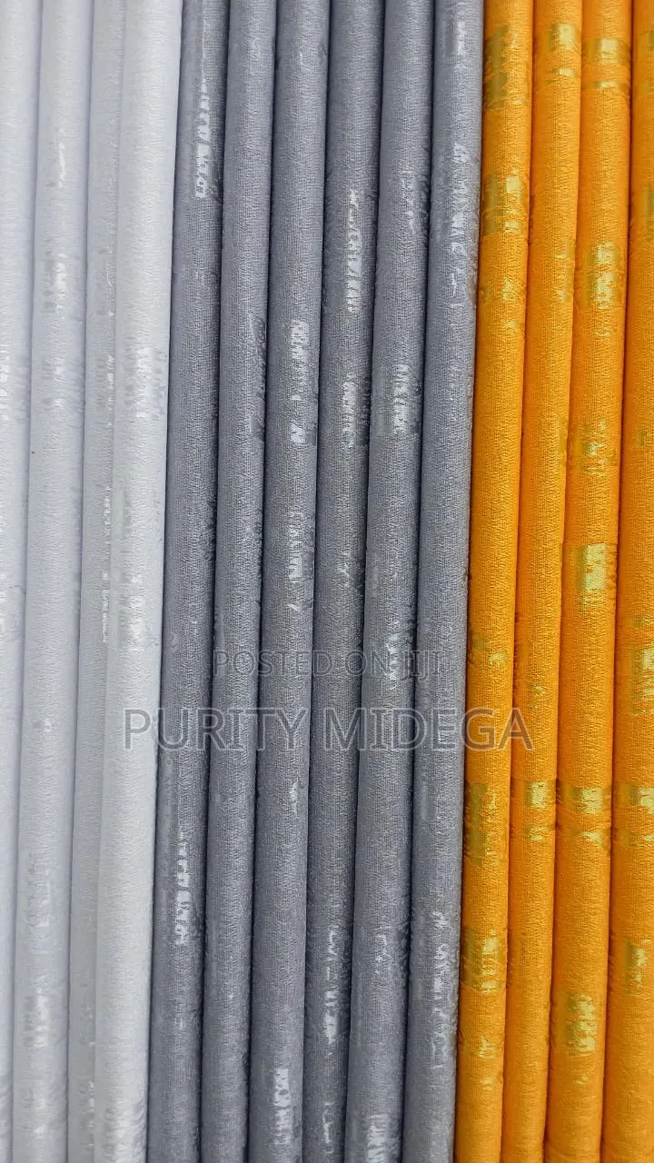 White Fabrics Opaque Curtains