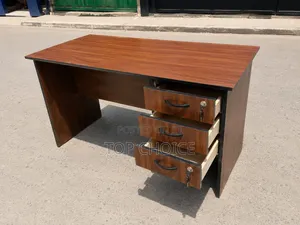 Modern Office Desk With 3 Lockable Drawers | Executive Workstation