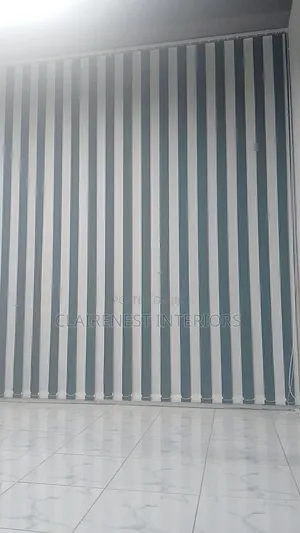 A Beautiful Transition Indoors With Vertical Blinds