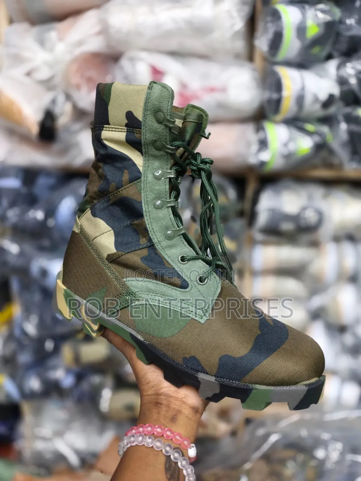 Camouflage Boots