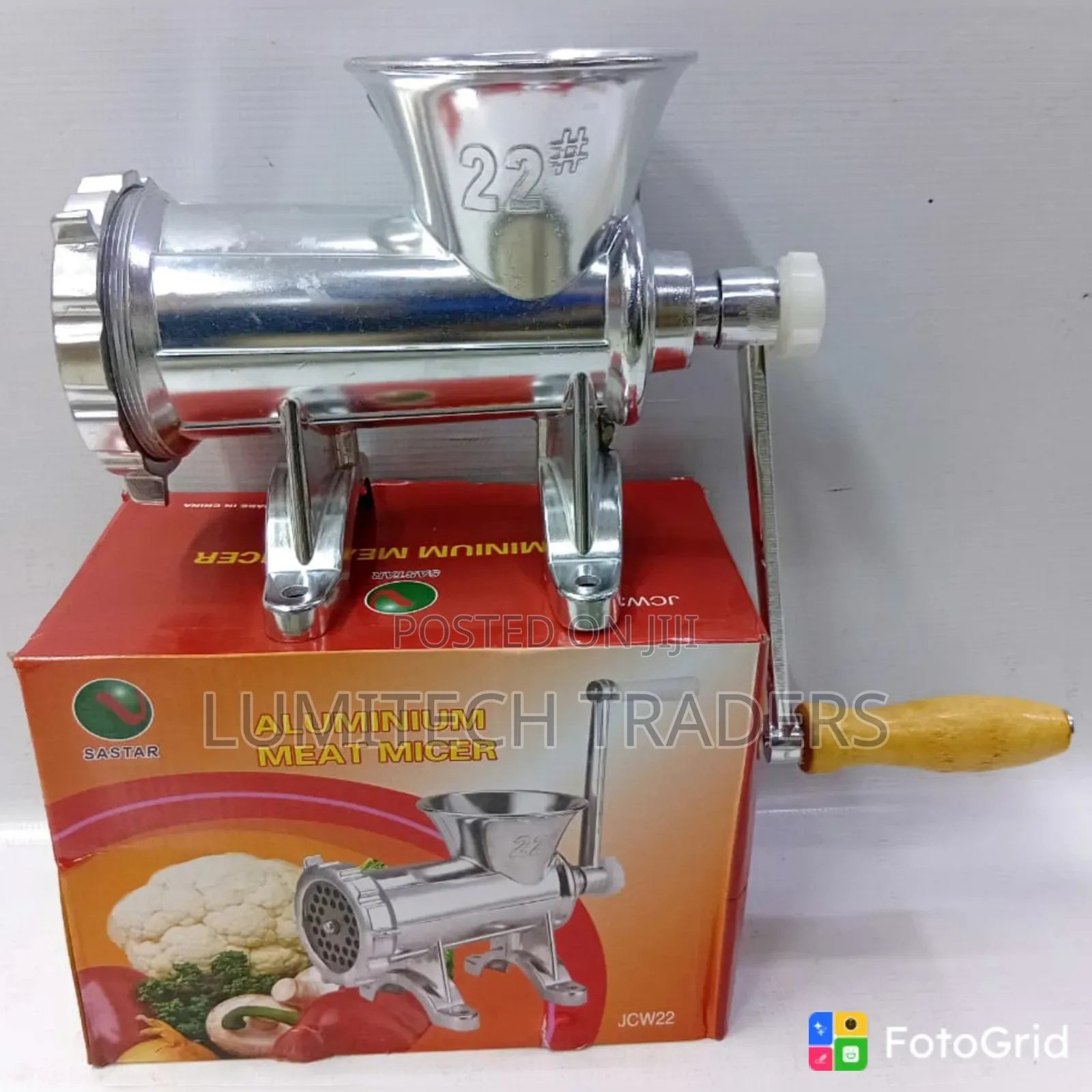 Manual Meat Mincer #22 Aluminium