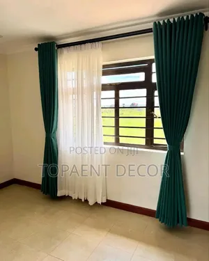 Total Blackout Green Window Curtains