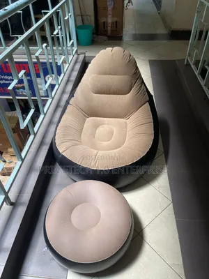 2 in 1 Inflatable Seat With Foot Rest