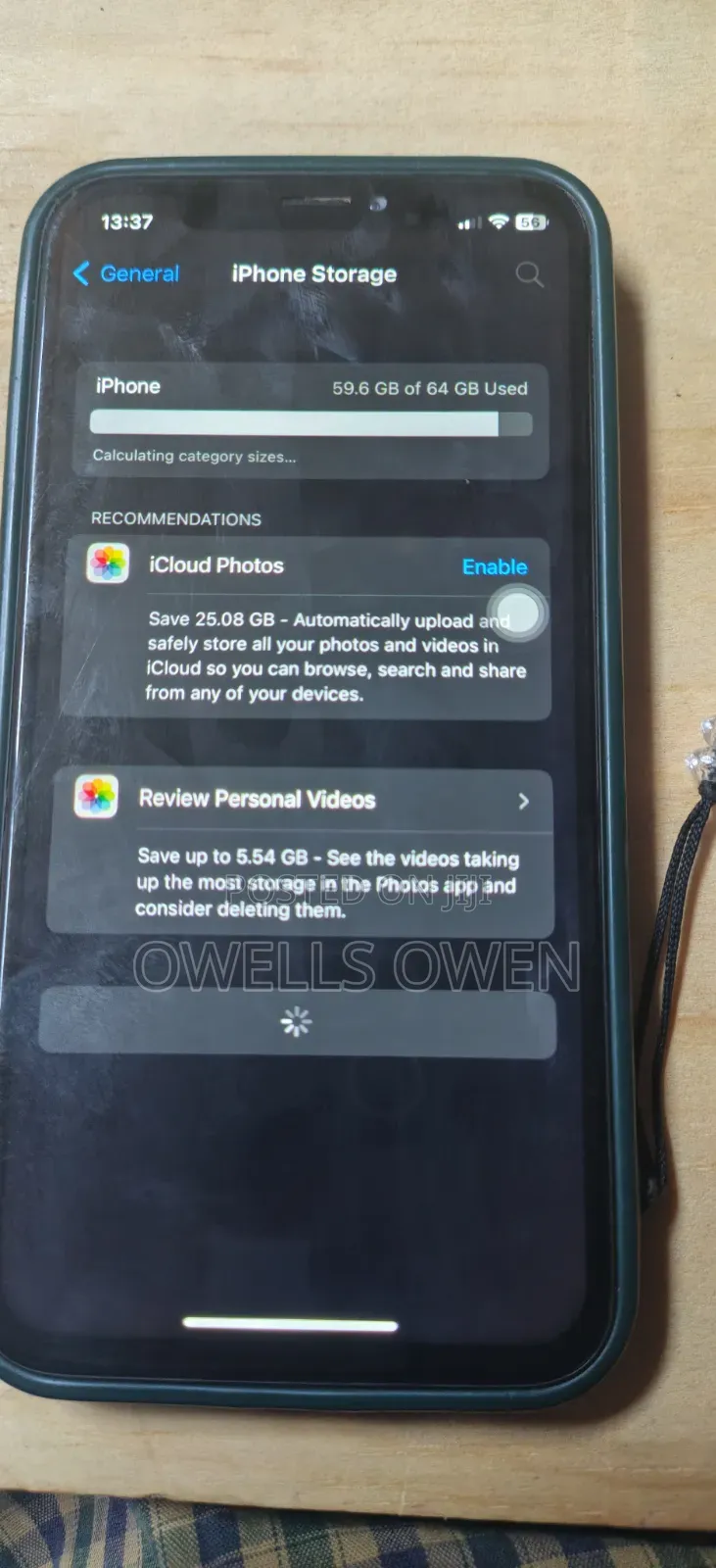 Apple iPhone X 64 GB Black