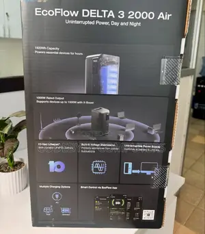 7. EcoFlow DELTA 3 2000 Air (EFD3A2000-UK)
 1000W / 1920Wh