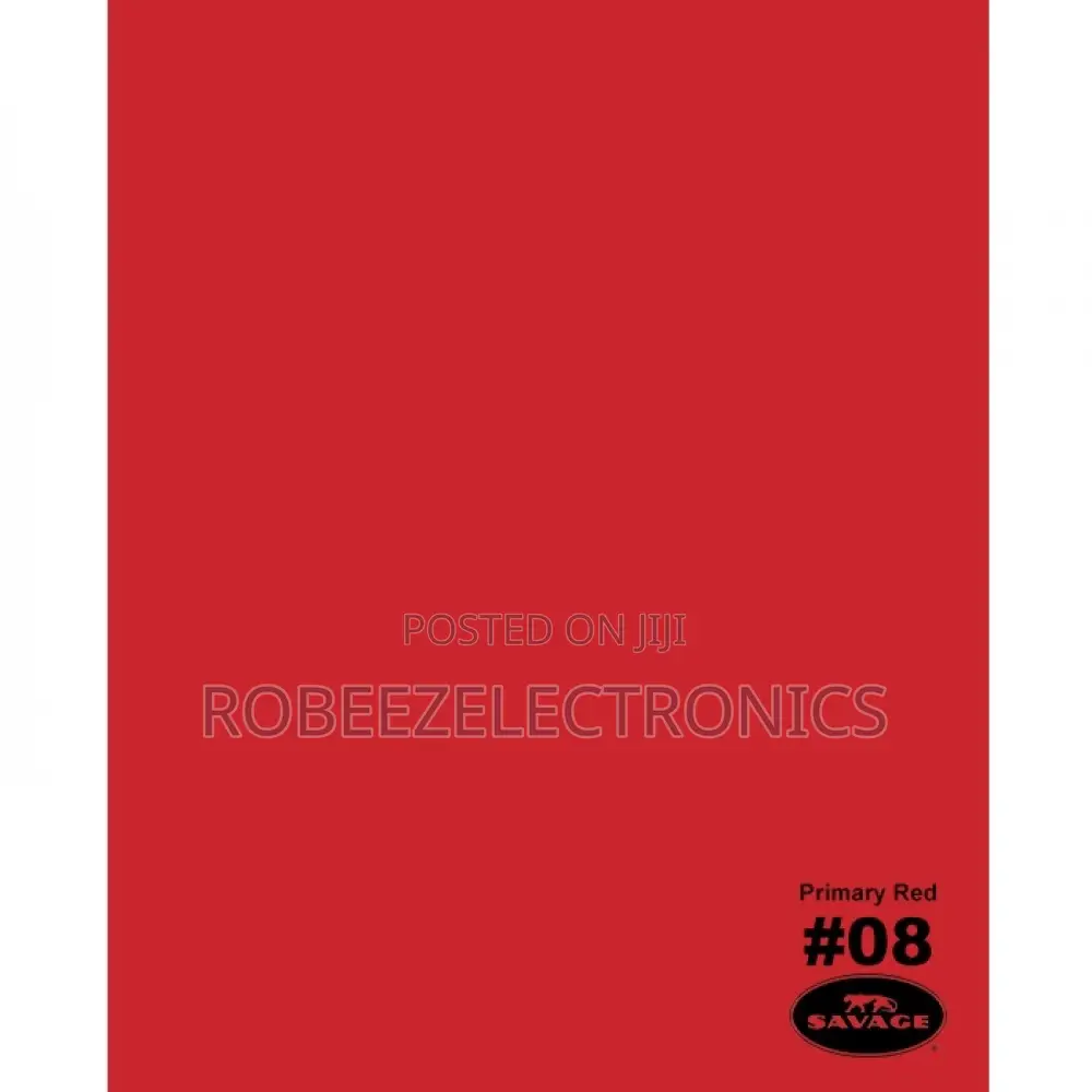 Savage Widetone Seamless Background Paper (#08 Primary Red)