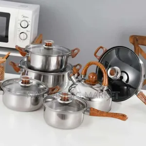 12pcs Stainless Cookware With Kettle