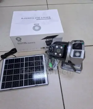 V380 4G Solar PTZ Security CCTV Camera – Dual Lens Night Vision