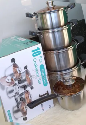 10 PCs Jp Stainless Cookware