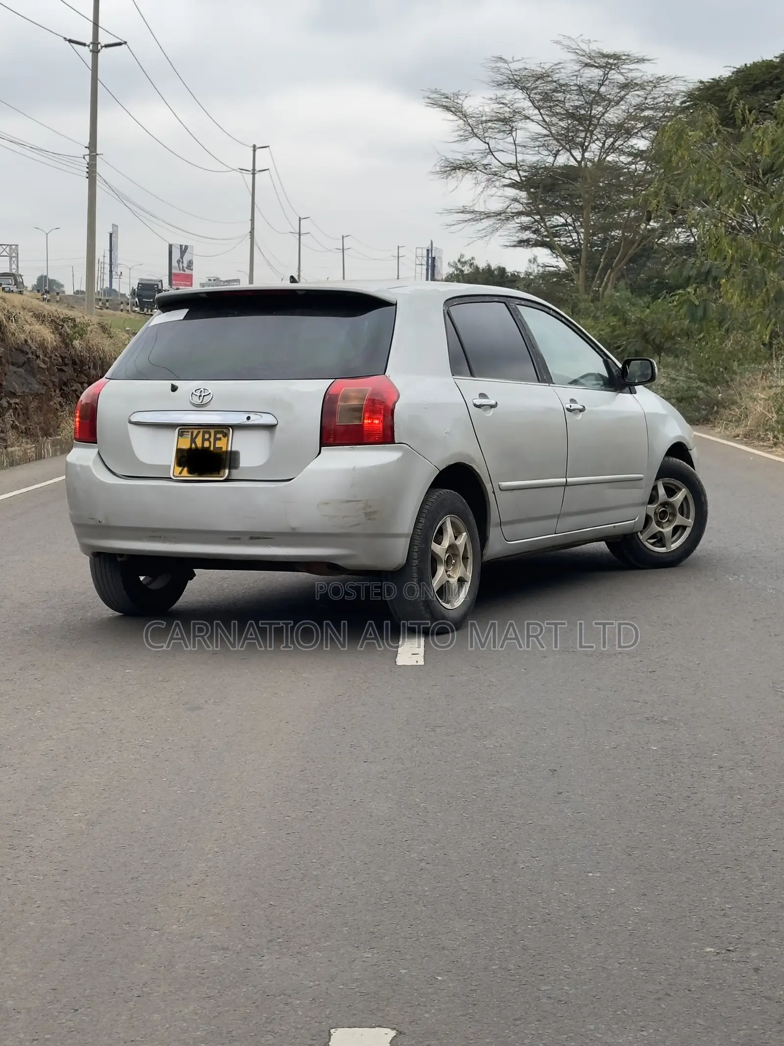 Toyota Allex 2001 Silver