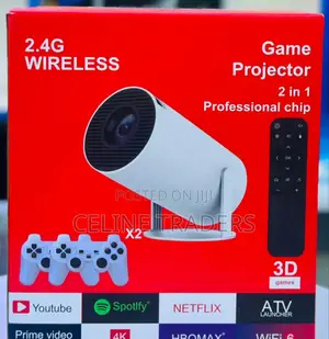 2.4 G Wireless Game Projector