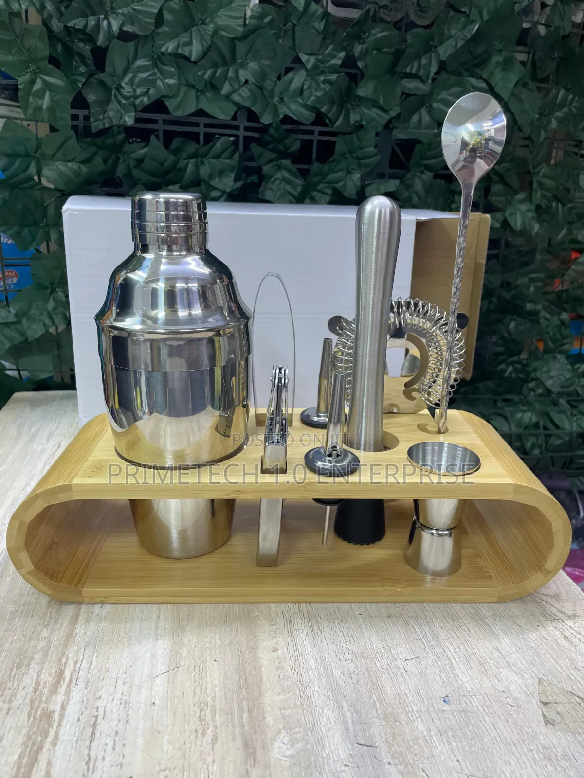 10pcs Cocktail Shaker Set