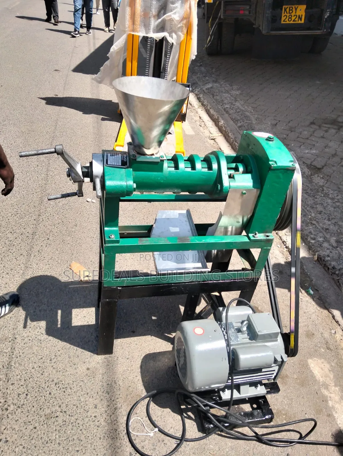 MOP75 Screw Oil Press Machine With 7.5hp Motor
