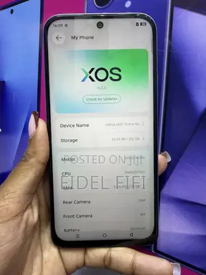 New Infinix Hot 70 Pro 5G+ 256 GB Purple